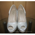 New Design Ladies High Heel Peep Toe Wedding Dress Stiletto (HCY02-1639)